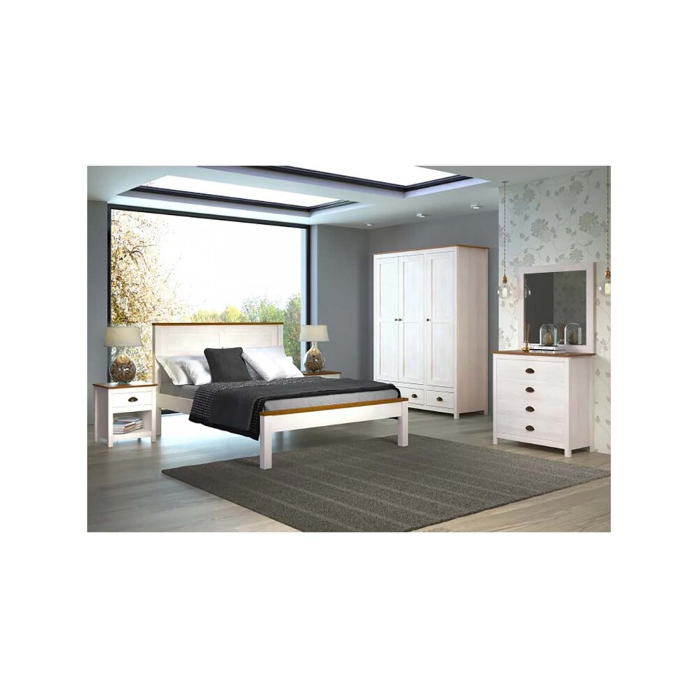 PLACARD ROPERO 3 PUERTAS MADERA NATURAL-BEIGE TOPAZIO