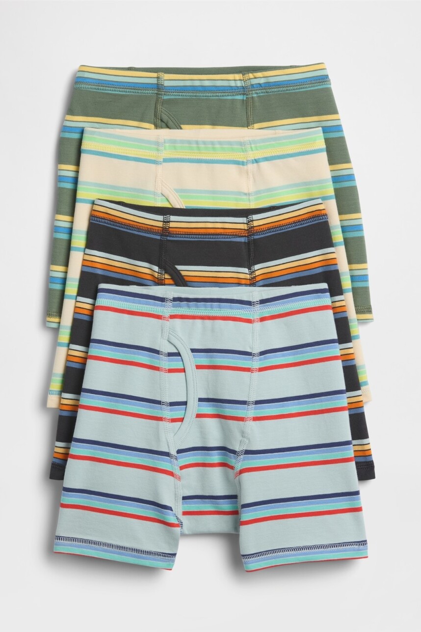 Boxer Pack X4 Niño Stripes 801
