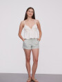 Musculosa Mirtha Marfil / Off White