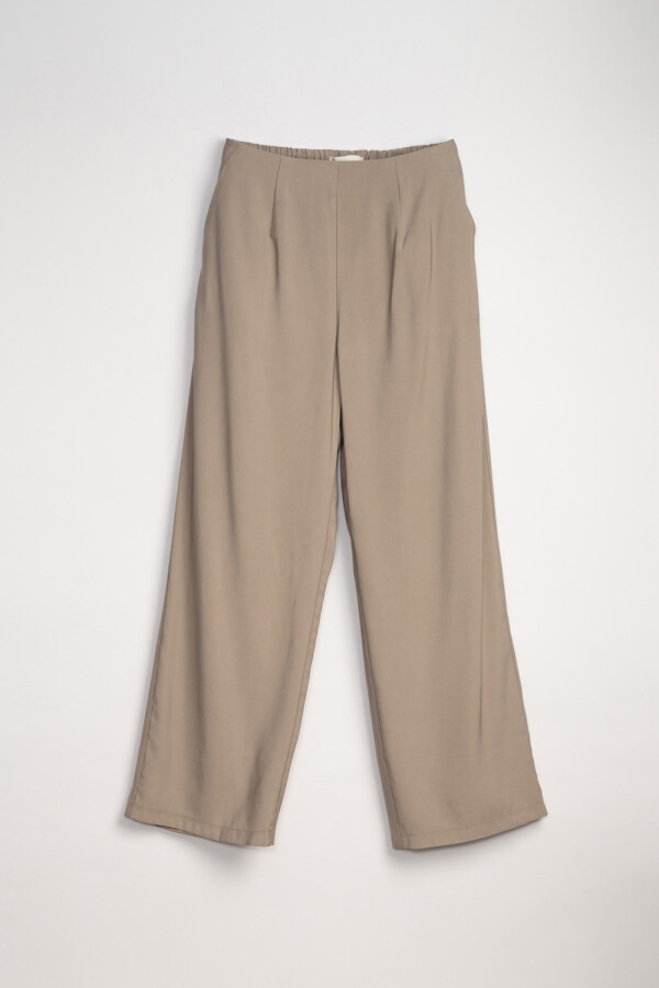 Pantalón Formal Beige Grisaceo