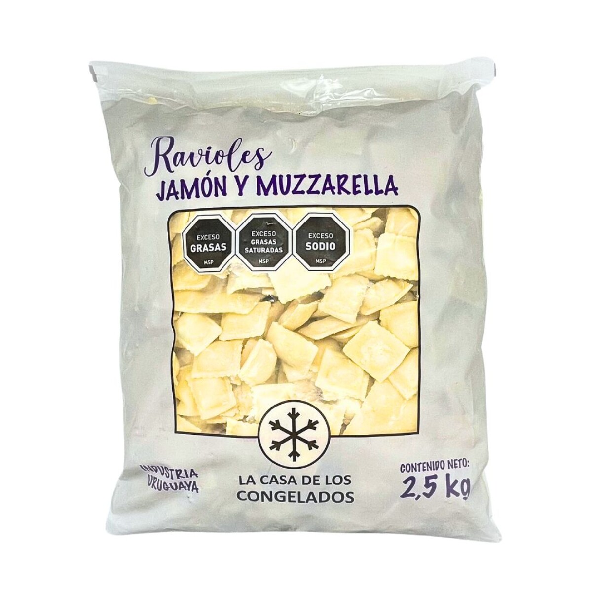 Ravioles de Jamón y Muzzarella LCDLC - 2,5 kg 