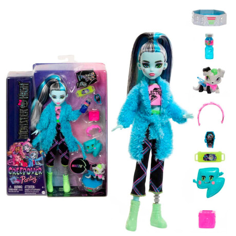 Muñeca Monster High 18cm Articulada + Accesorios Creep