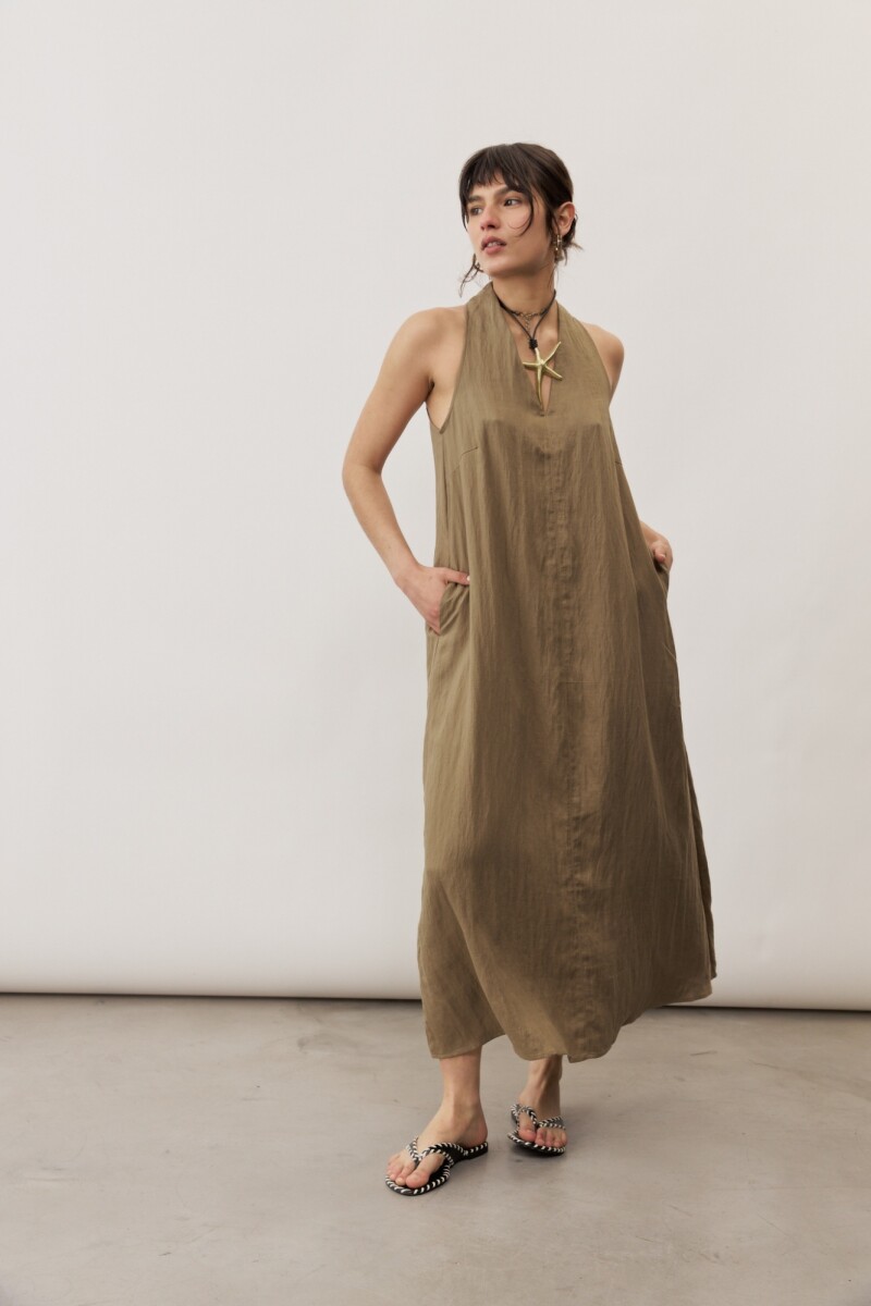 Vestido Murmuri - MARRON 