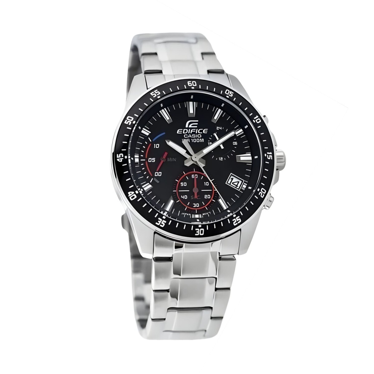 Reloj Casio Edifice EFV-540D-1AVUDF Cronógrafo Análogo En Acero Inoxidable Deportivo 