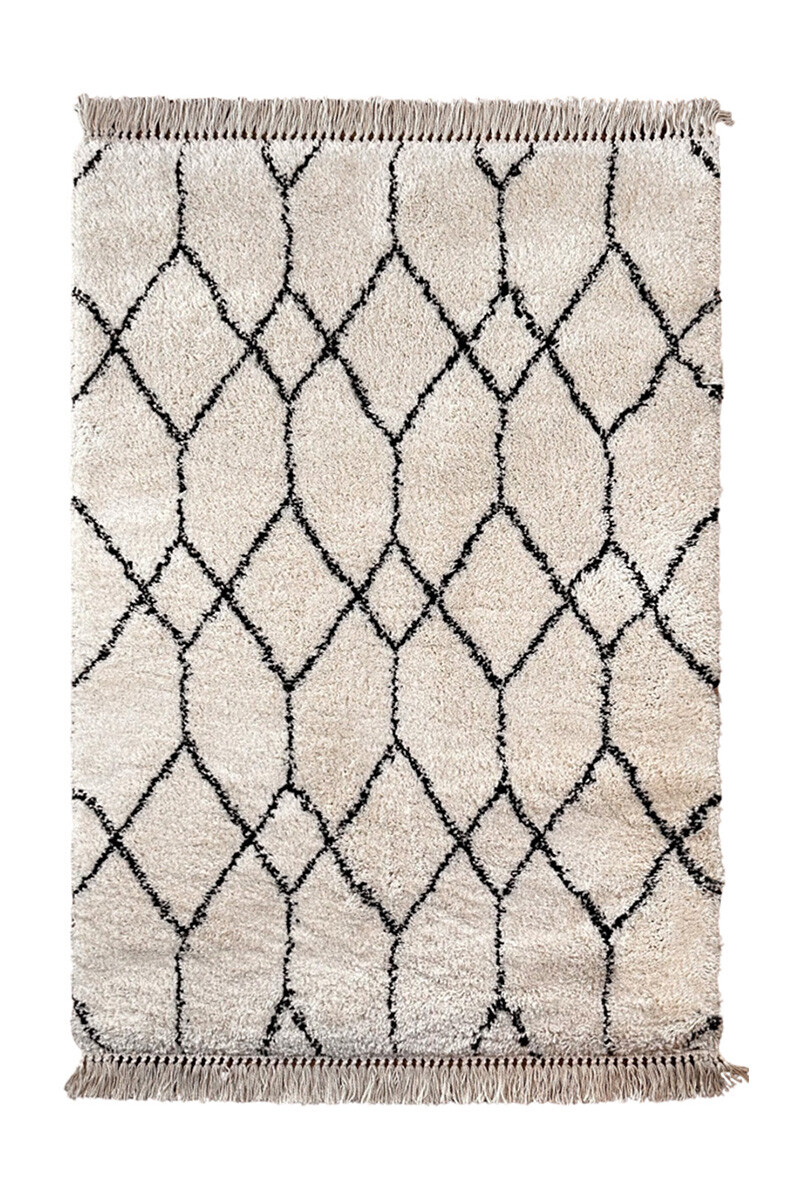 BOHO - ALFOMBRA BOHO 120X170 CREAM/BLACK 