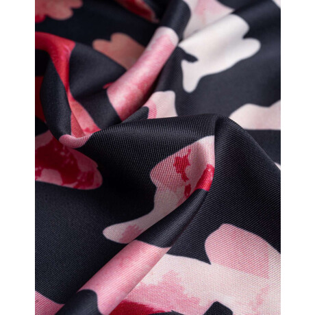 Pañuelos Raso Flores Combinacion Bicolor