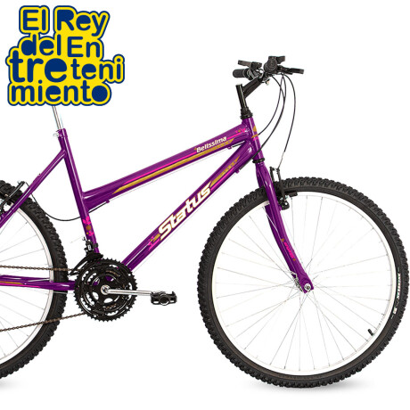 Bicicleta Montaña Dama Rod 26 Cambios 18 Cambio Paseo Violeta