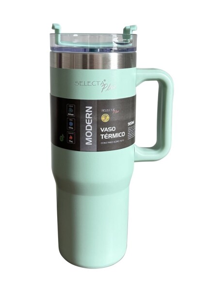 MUG TERMICO MODERN A.INOX 900ML VERDE AGUA SELECTA MUG TERMICO MODERN A.INOX 900ML VERDE AGUA SELECTA