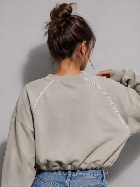 BUZO DIXIE ANSFER GRIS PLATA