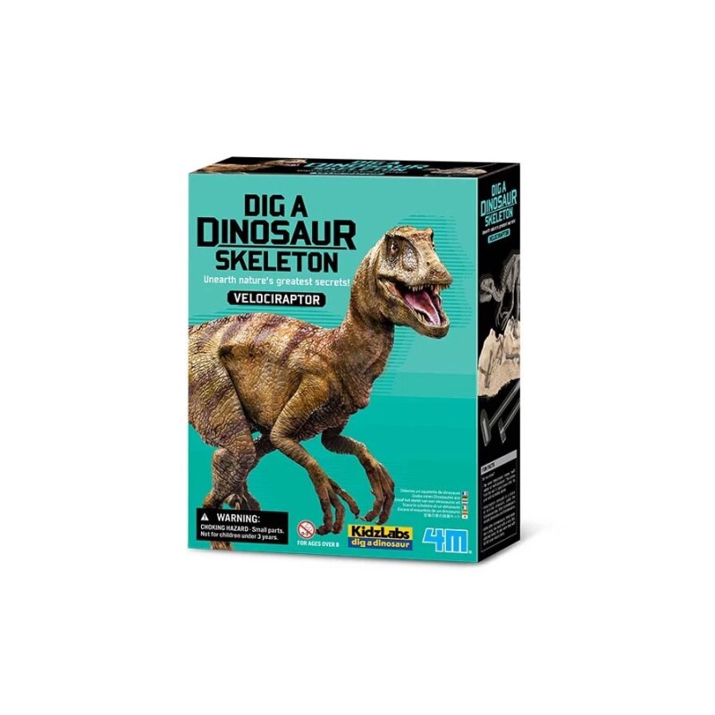 Kit de Excavación Velociraptor – Descubre Tu Dinosaurio KIT EXCAVACION VELOCIRAPTOR