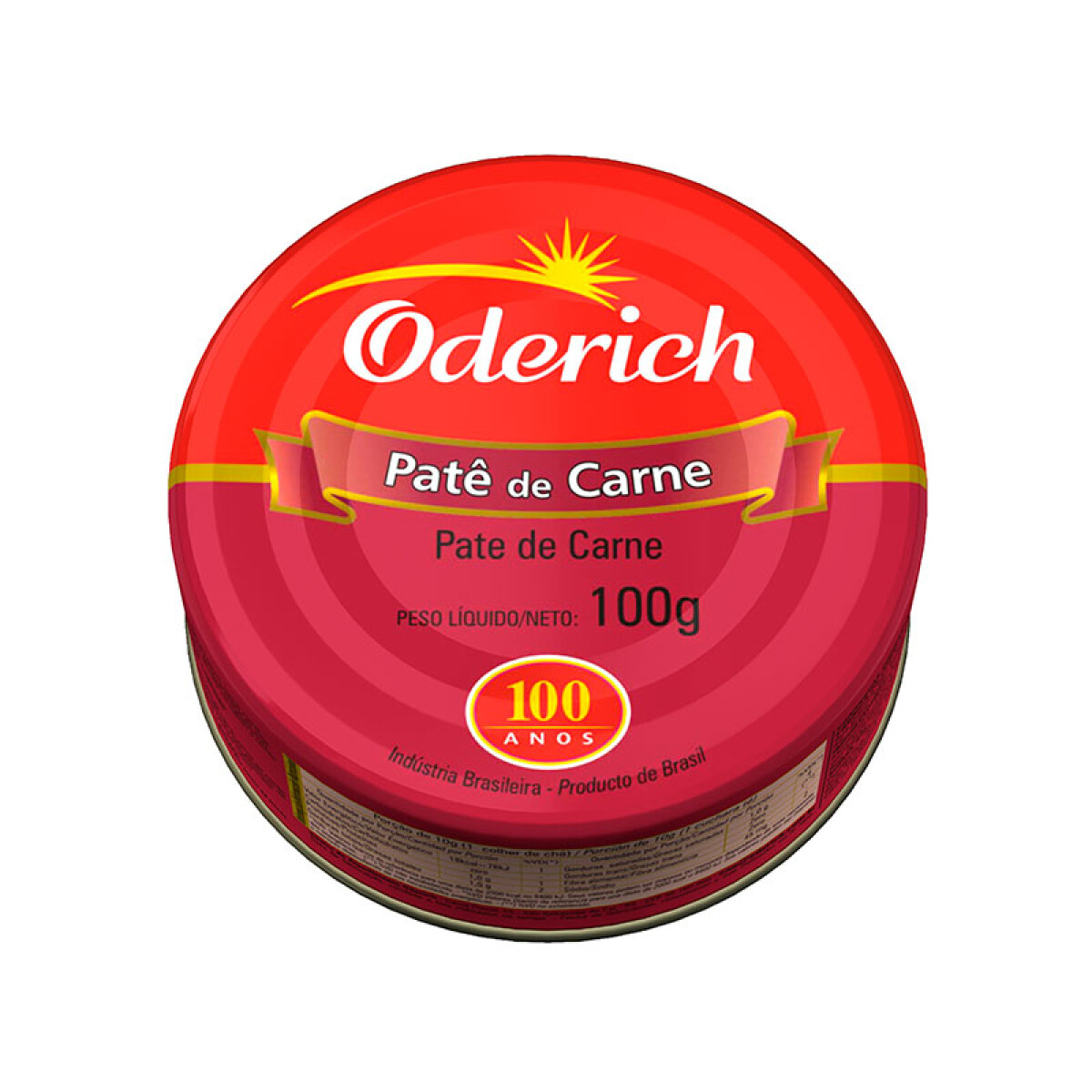 Paté ODERICH 100g - Carne 
