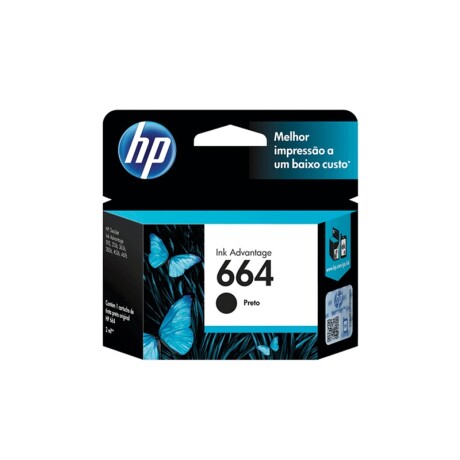 Cartucho HP 664 Deskjet F6V29AL Negro Cartucho HP 664 Deskjet F6V29AL Negro