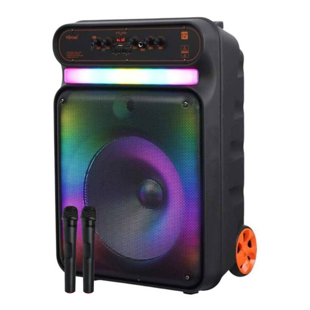 Parlante Kts-1848 Portátil 12" Batería Micrófono Bt - PARLANTE KBOARD KTS-1848 12" BAT MIC 