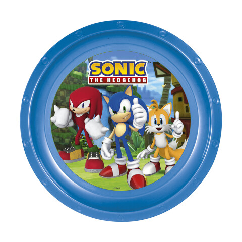 Plato Plástico Sonic 22 cm U