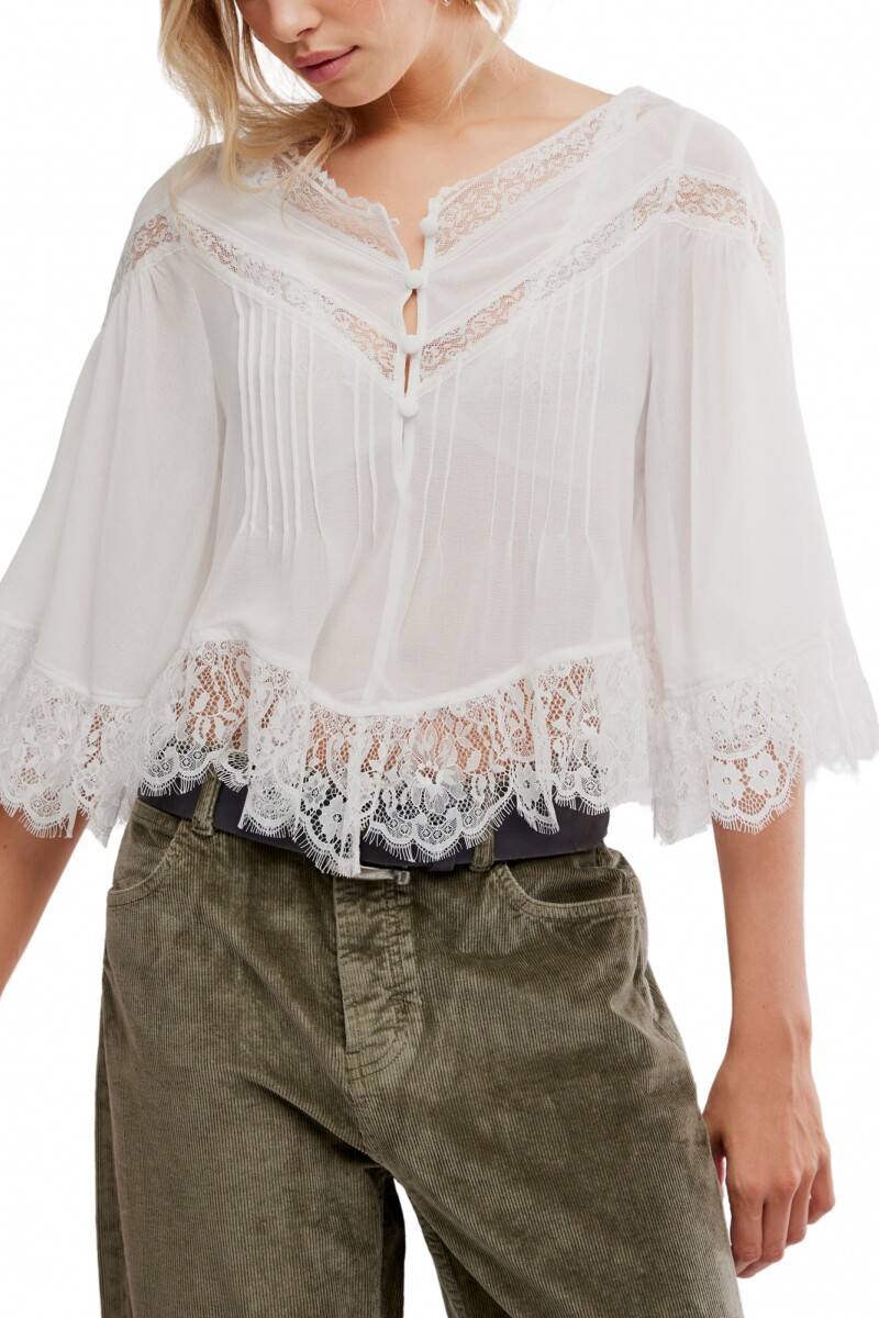 Blusa Bali Rain Marfil