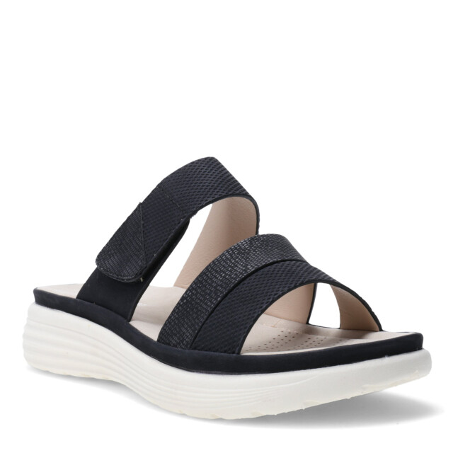 Sandalias de Mujer Lady Confort s DINAN con dos tiras Negro