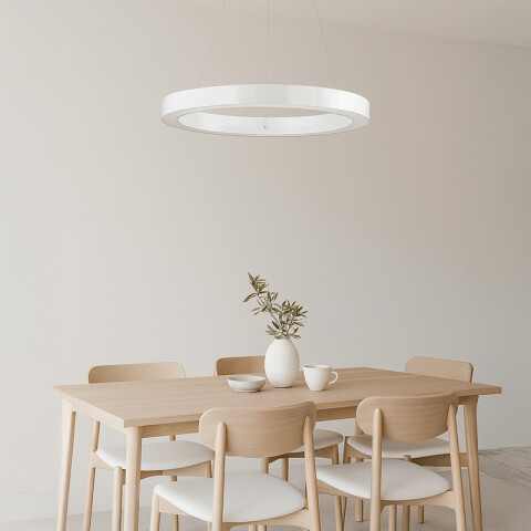 Colgante led blanco 100W cálida 10000lm ø120 ZU0469