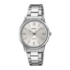 Reloj Casio LTP1303DD 7AVDF para dama con correa de acero Plateado