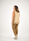 Musculosa con guarda abajo TOSADO