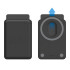 Samsung S25 Ultra Magnetic Card Wallet SAMSUNG S25 ULTRA MAGNTIC CARD WALLET BK