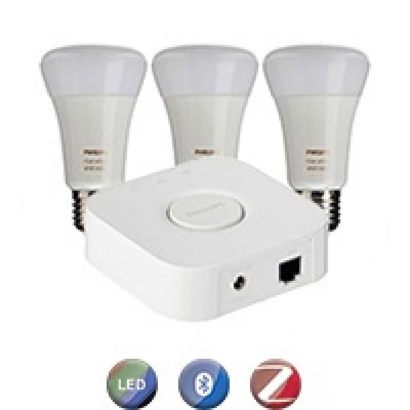 3 Lámparas Led + Bridge Philips Hue 9W E27 Blanco Y Color 3 Lámparas Led + Bridge Philips Hue 9W E27 Blanco Y Color