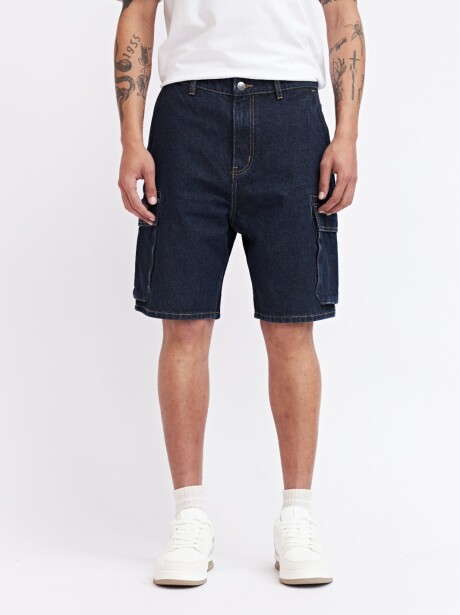 SHORT JOAN AZUL OSCURO