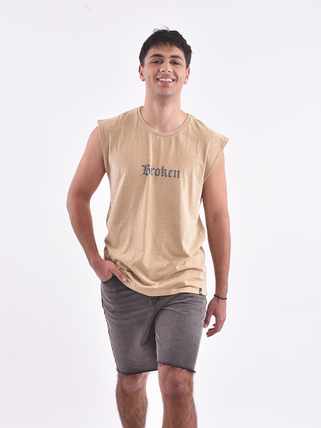 MUSCULOSA MIST OVERSIZE BEIGE