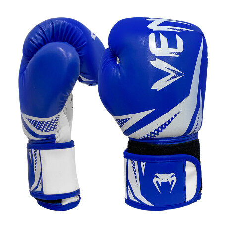 Guantes De Boxeo Venum Elite Profesionales Azul/Blanco