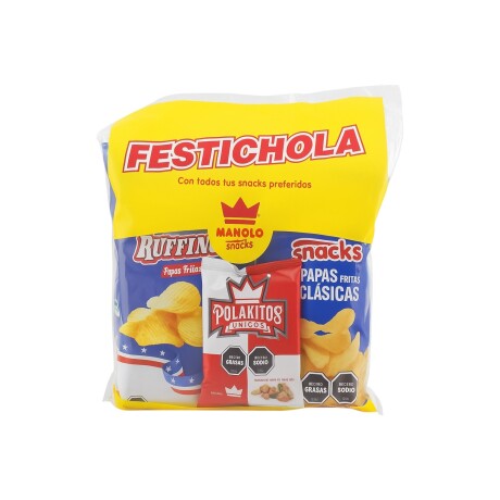 Pack Festichola Manolo Snacks 350GR 001