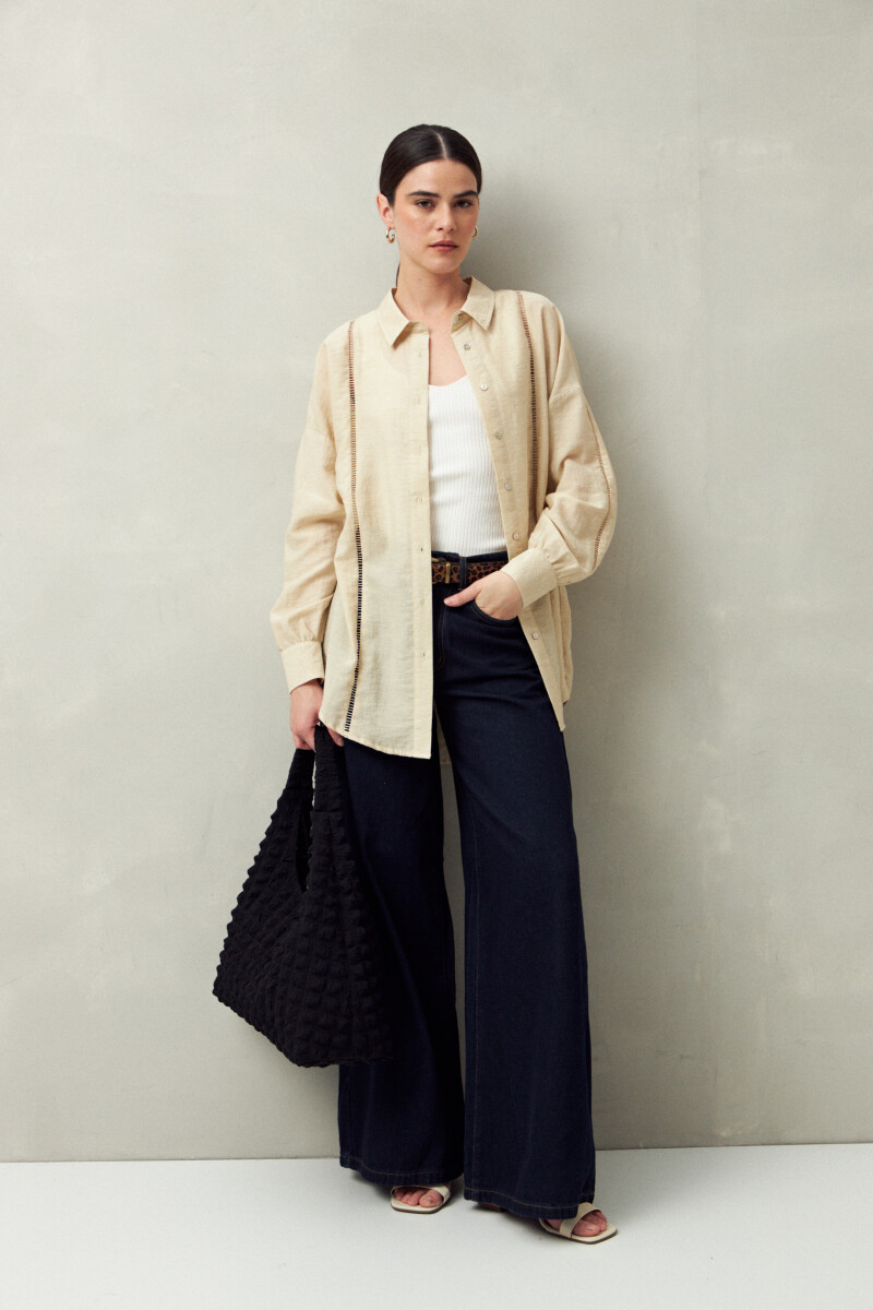 CAMISA BELMA Almendra