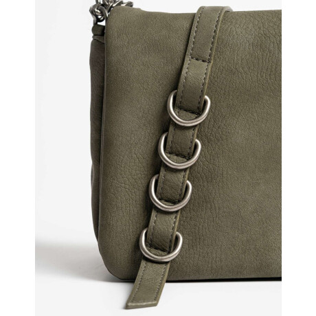 Bandolera Con Cadenas Verde Oliva