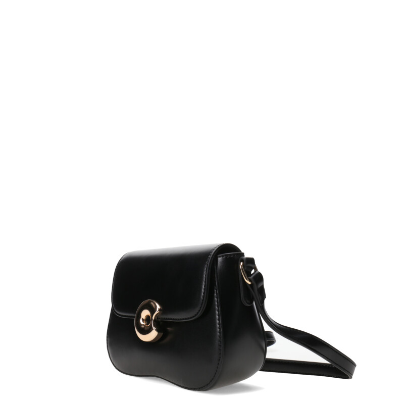 Cartera Miss Carol Lera Con Asa Larga Negro