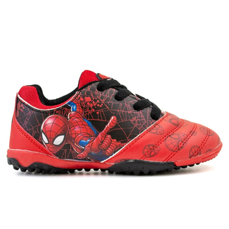 Championes Marvel de Fútbol 5 Spiderman de Niños - SPTASS23003 Rojo-negro