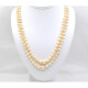 Collar Perlas De Cultivo Dos Vueltas, Broche De Oro 18 K, Brillantes Y Perlas Collar Perlas De Cultivo Dos Vueltas, Broche De Oro 18 K, Brillantes Y Perlas