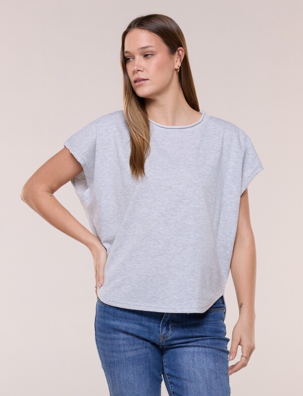 Remera De Algodón Dolman GRIS