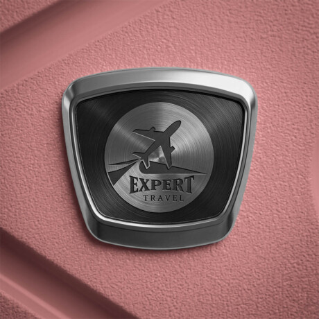 Set X3 Valijas De Viaje Rígidas 4 ruedas 20, 24 y 28 Rosa1