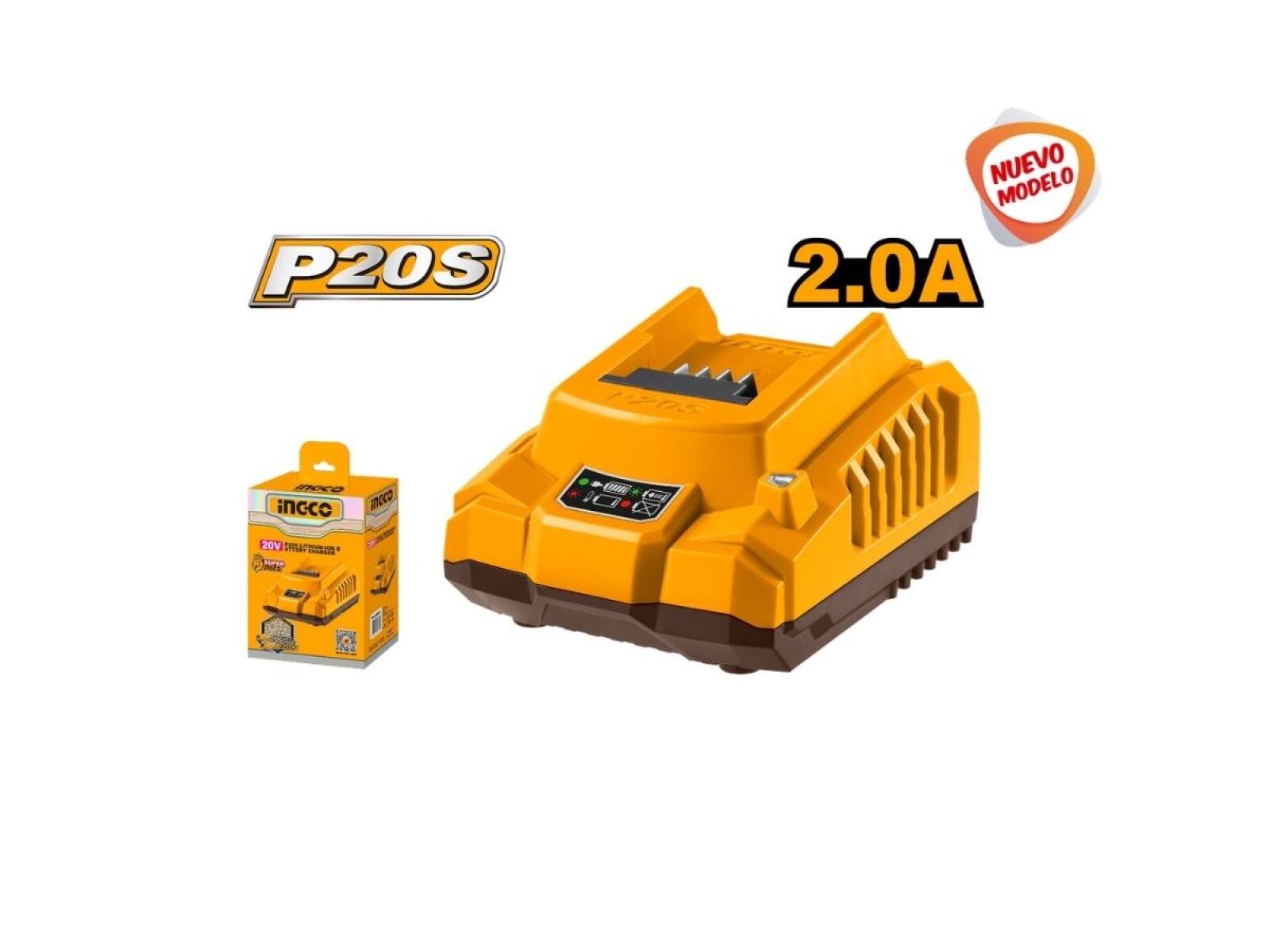 CARGADOR BATERIA LITIO 20V INGCO P MULTIPLE TOOLS 