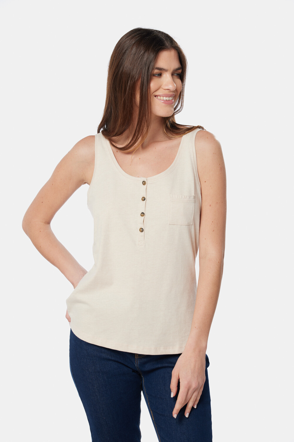 MUSCULOSA LISA Beige