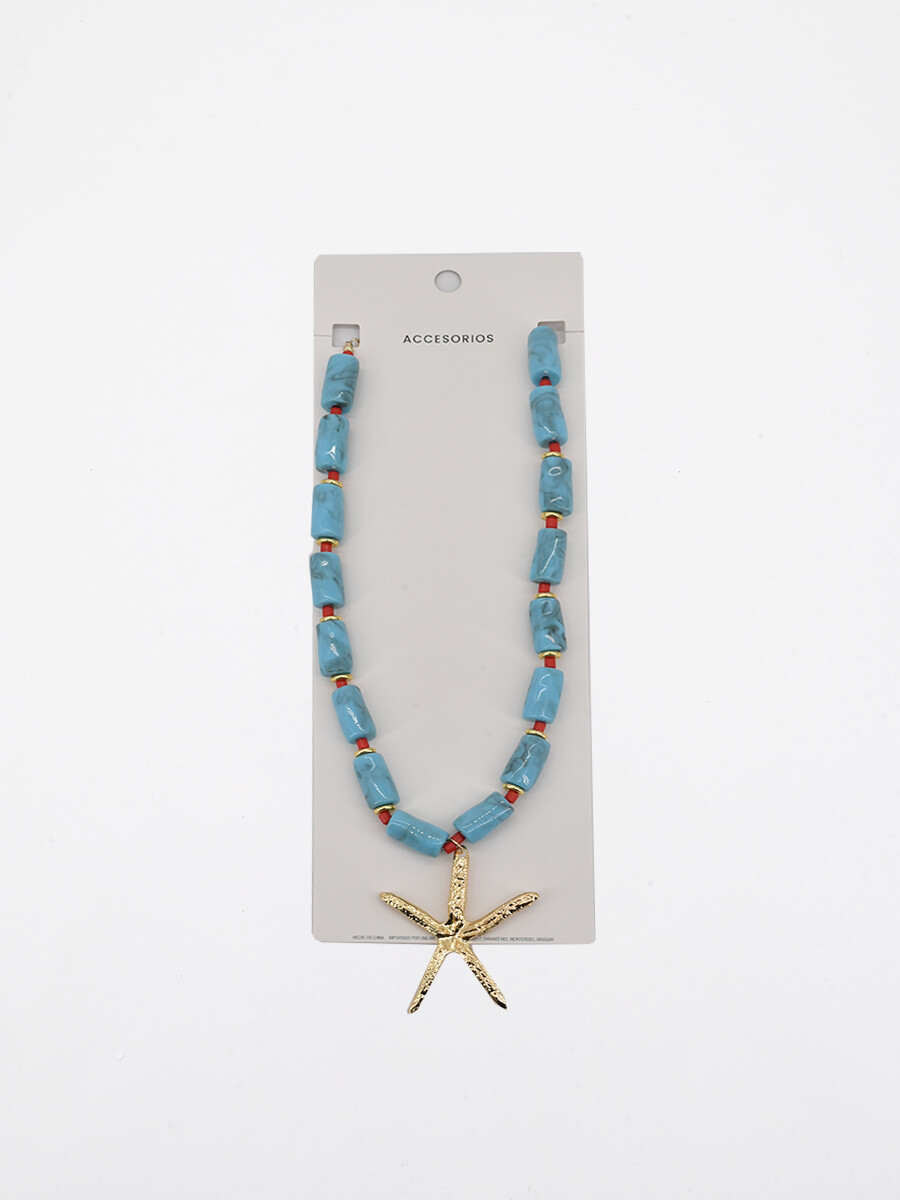 COLLAR GALATEA - CELESTE 