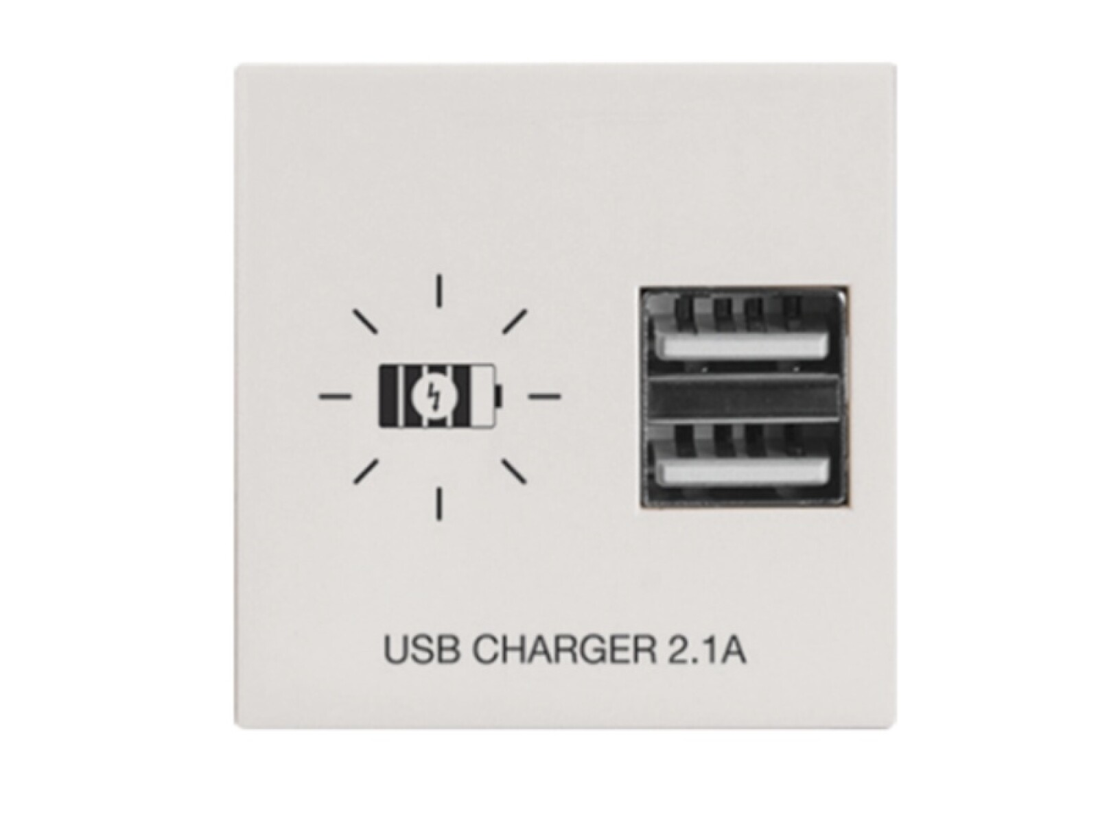 MODULO CARGADOR 2USB 2.1A 2MOD. PRESTA PRO 