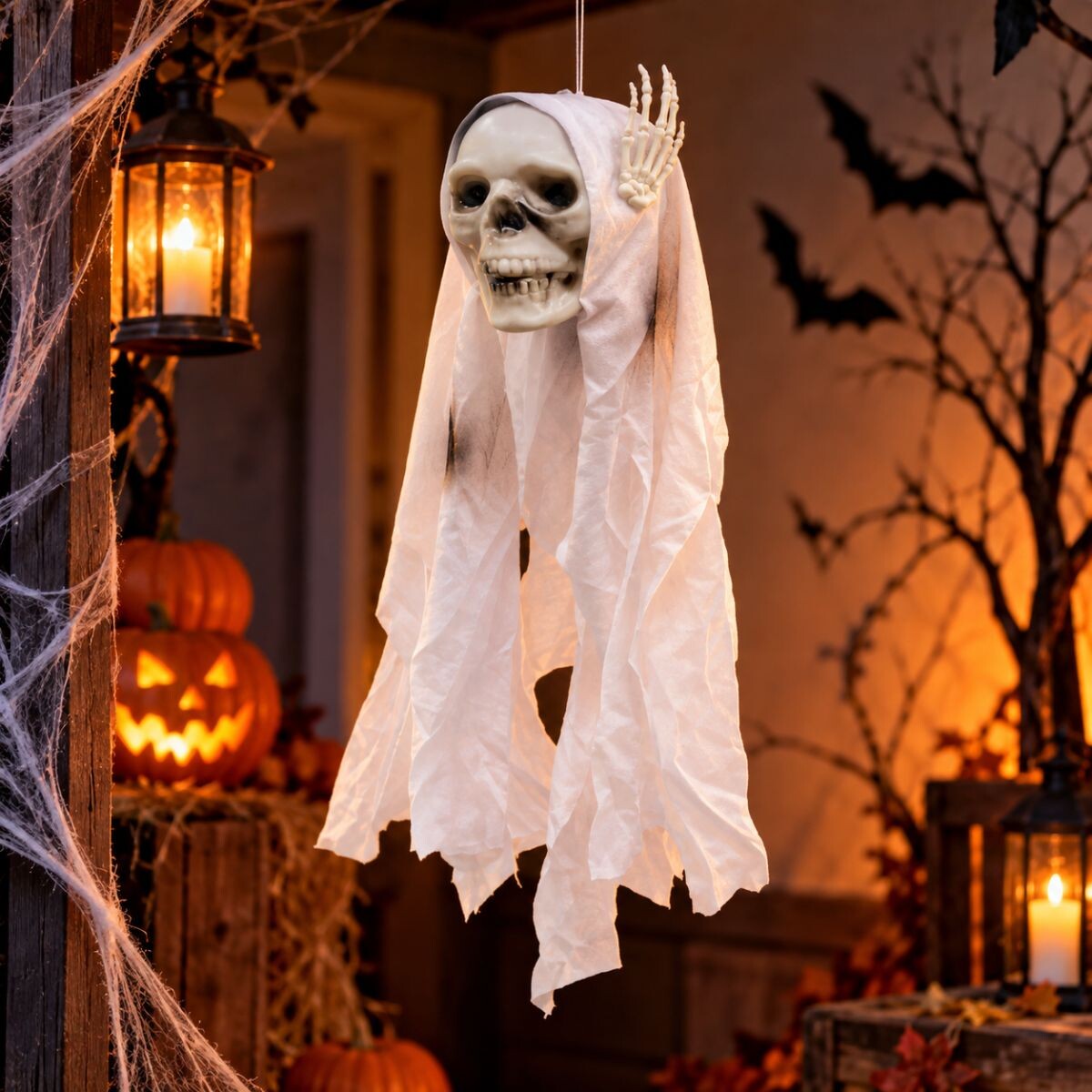 Colgante de Halloween - Blanco 