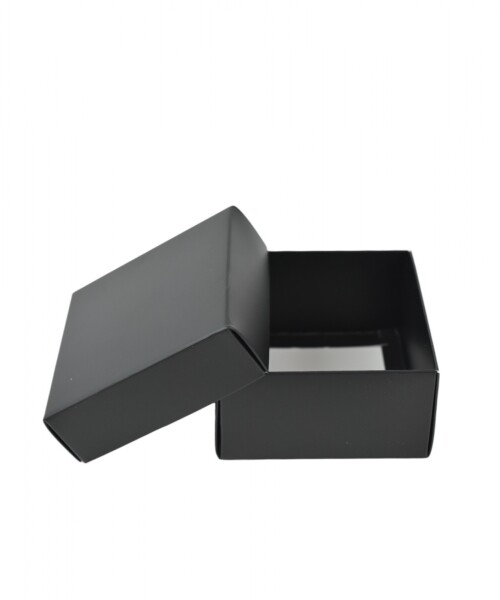 Caja 02 - 8x8x4,5 cm. NEGRO