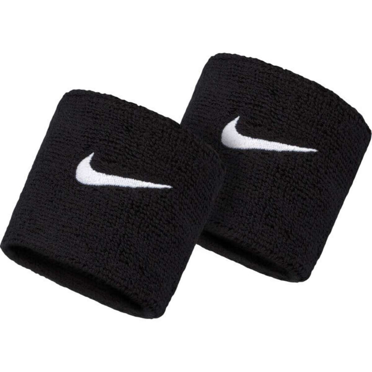 Muñequeras Nike Swoosh Wristbands Unisex - Negro 