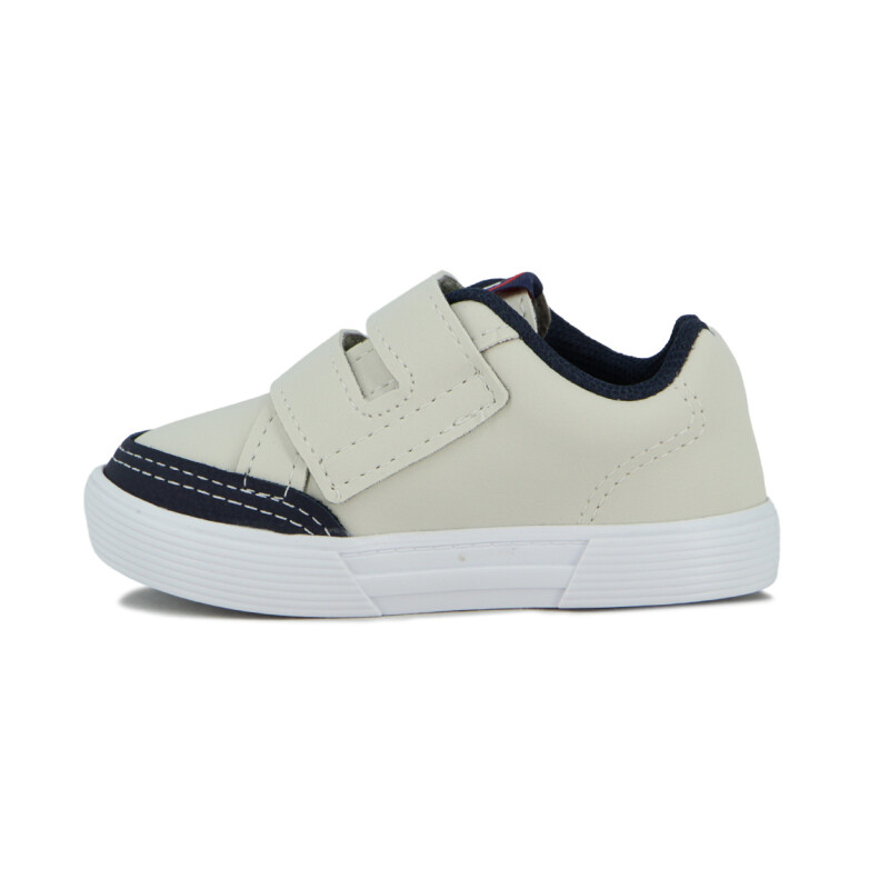 Molekinho Zapato Casual Infantil Napa Floter Rustico Neo Blanco-marino