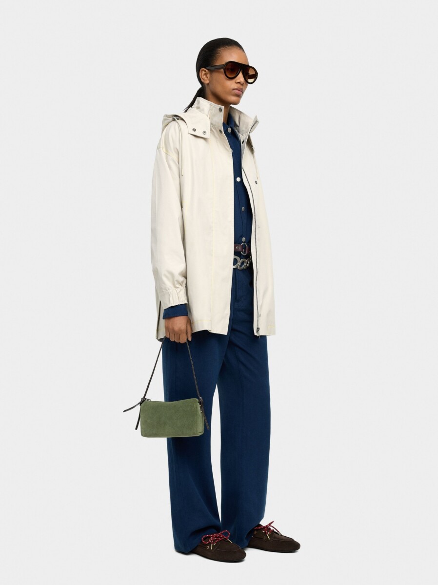 Chaqueta De Algodón Con Capucha - multicolor 