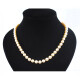 Collar Perlas De Cultivo Con Broche De Oro 18K, Brillantes, Diamantes Y Esmeraldas 78 Cm De Largo Collar Perlas De Cultivo Con Broche De Oro 18K, Brillantes, Diamantes Y Esmeraldas 78 Cm De Largo