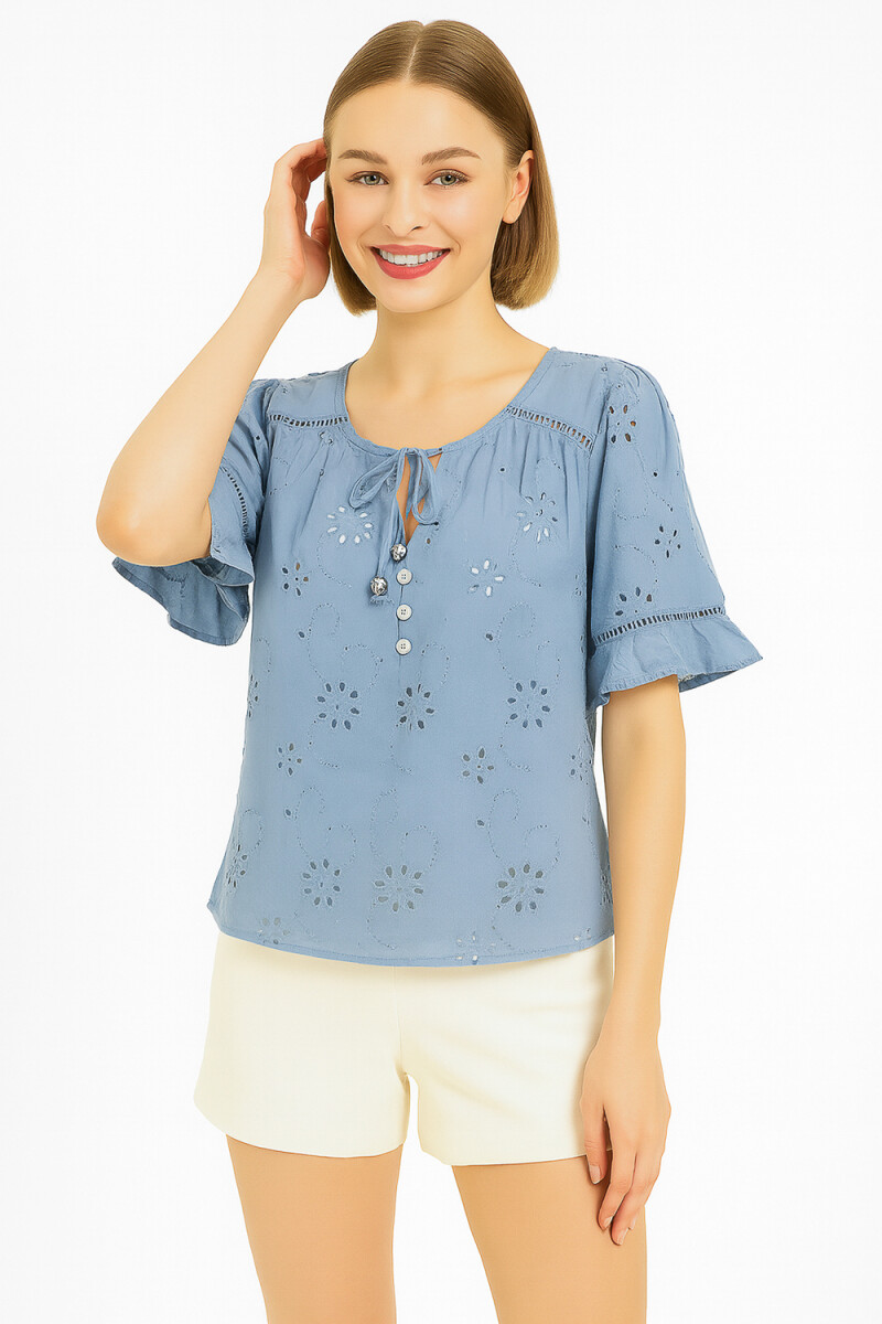 Camisa Mazal - Azul Piedra 