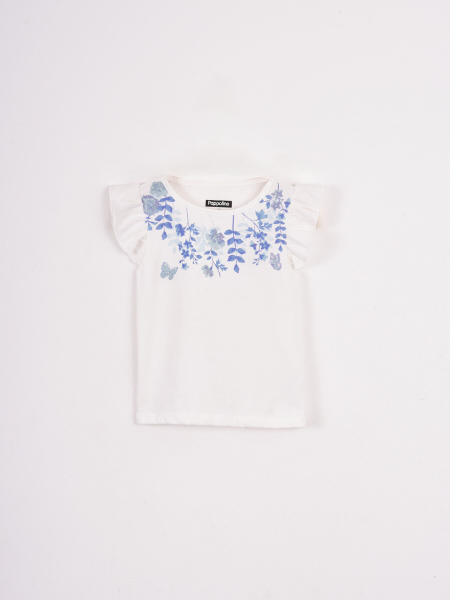 CONJUNTO REMERA + SHORT POLLERA - BLANCO 