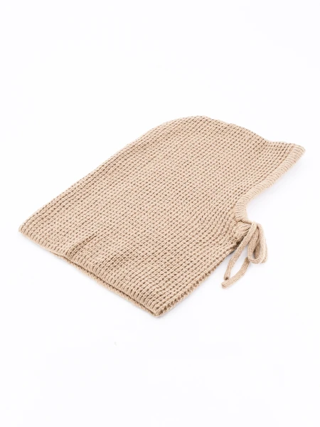 GORRO CAPUCHA BEIGE