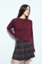 SWEATER MILA Bordó Merlot